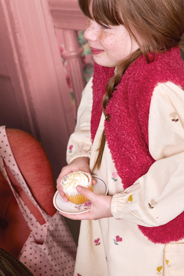 Cardigan - Beti Pink Sherpa - Image principale