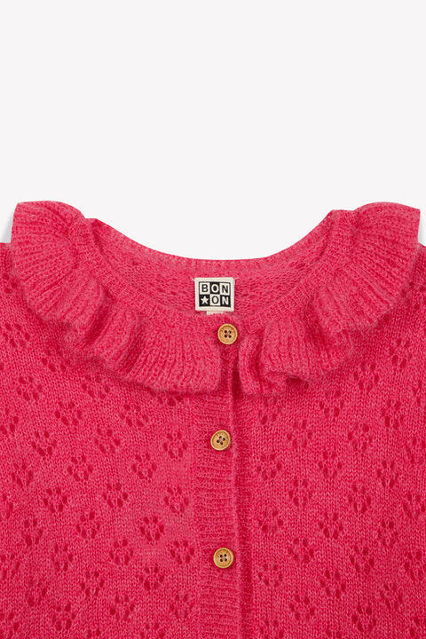 Cardigan - Corolle Rose Laine - Image principale
