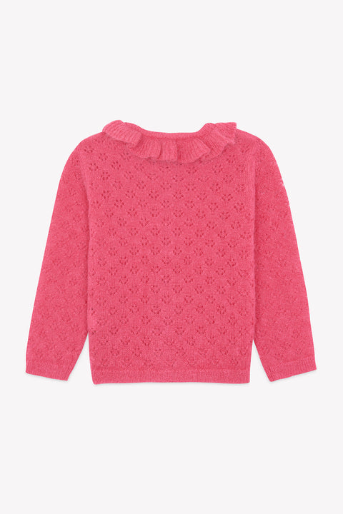 Cardigan - Corolla Pink Wool - Image principale