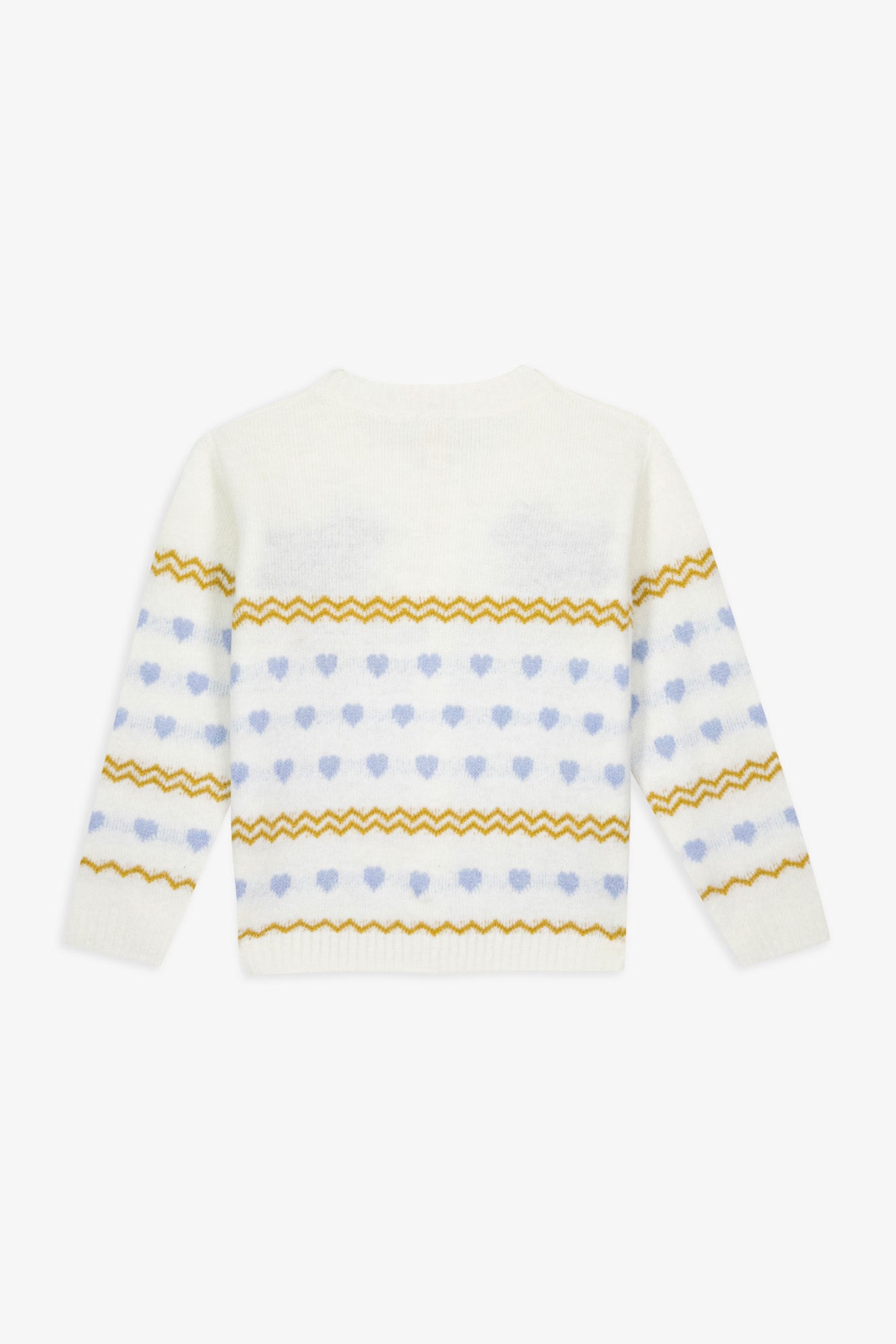 Cardigan - Paula Milk Jacquard