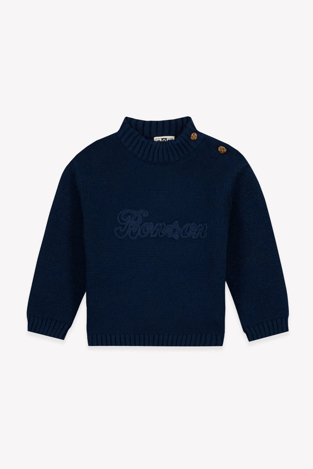 Sweater - Maylon Blue Cotton - Image principale