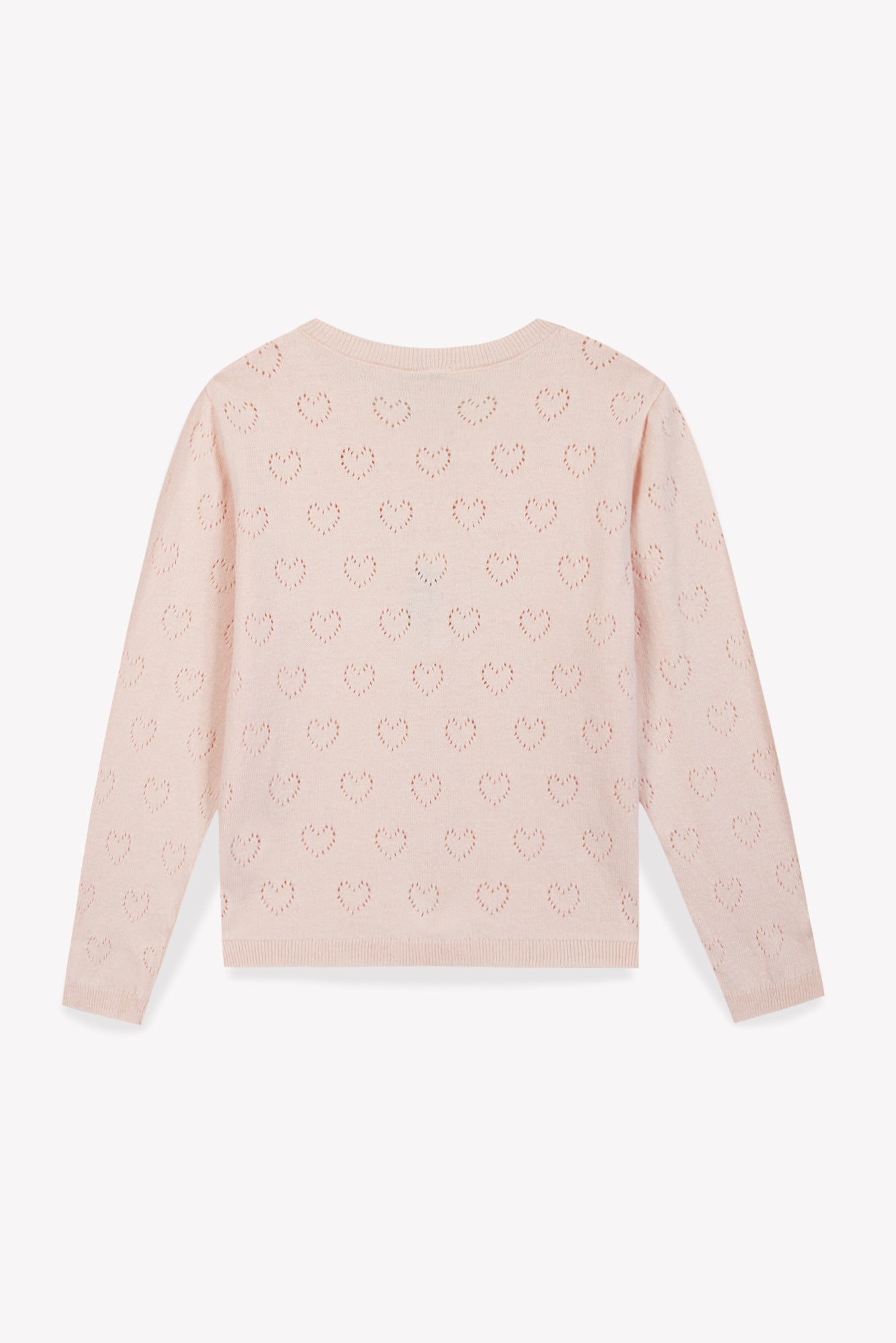 Cardigan - Lilou Pink Cotton Cashmere