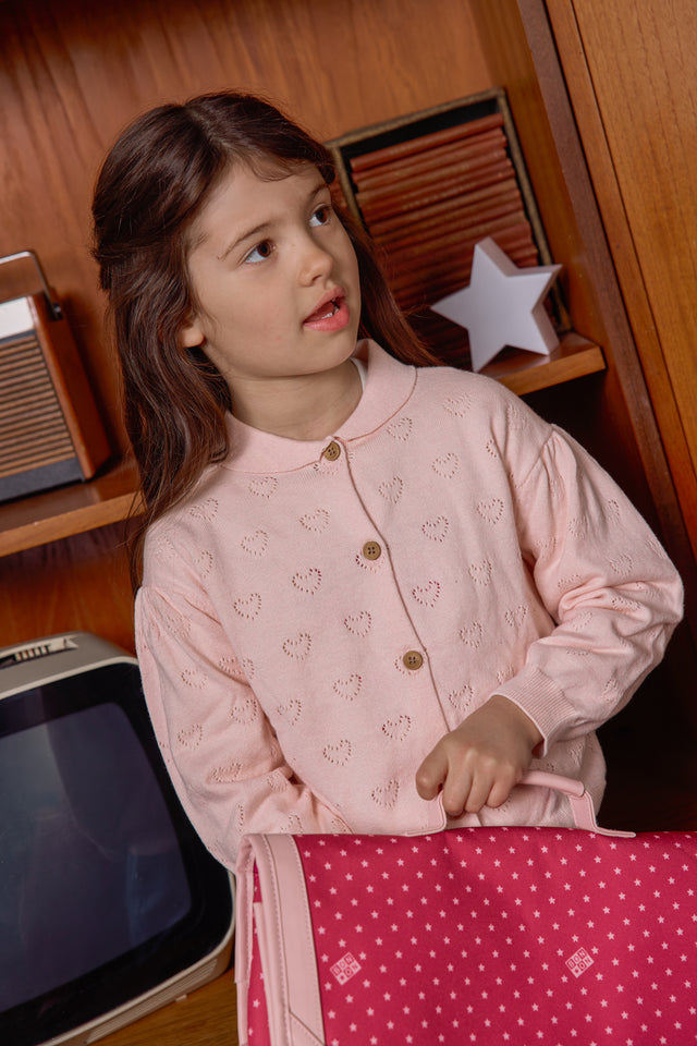 Cardigan - Paris Rose Baby Coton Cachemire - Image principale