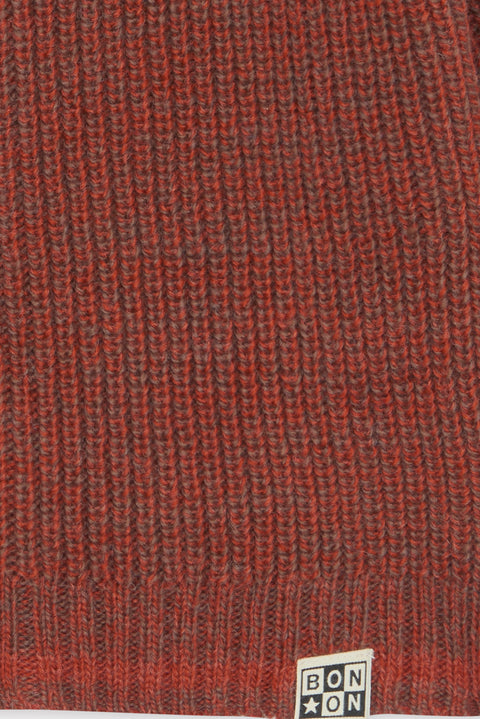 Cardigan - Pimpon Chestnut Laine - Image principale