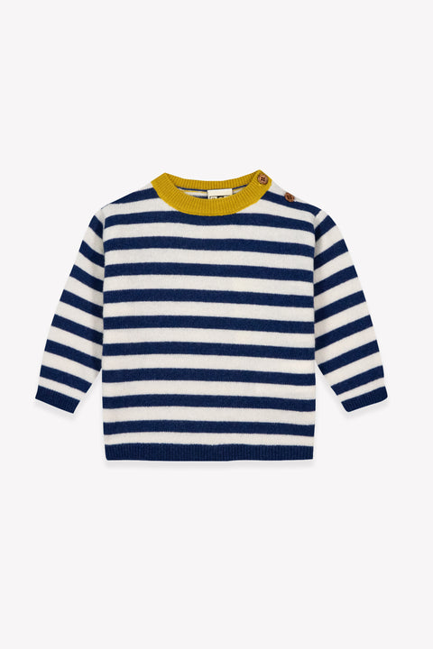 Pull - Pepito Blue Coton Cachemire - Image principale