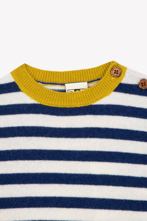 Pull - Pepito Blue Coton Cachemire - Image principale