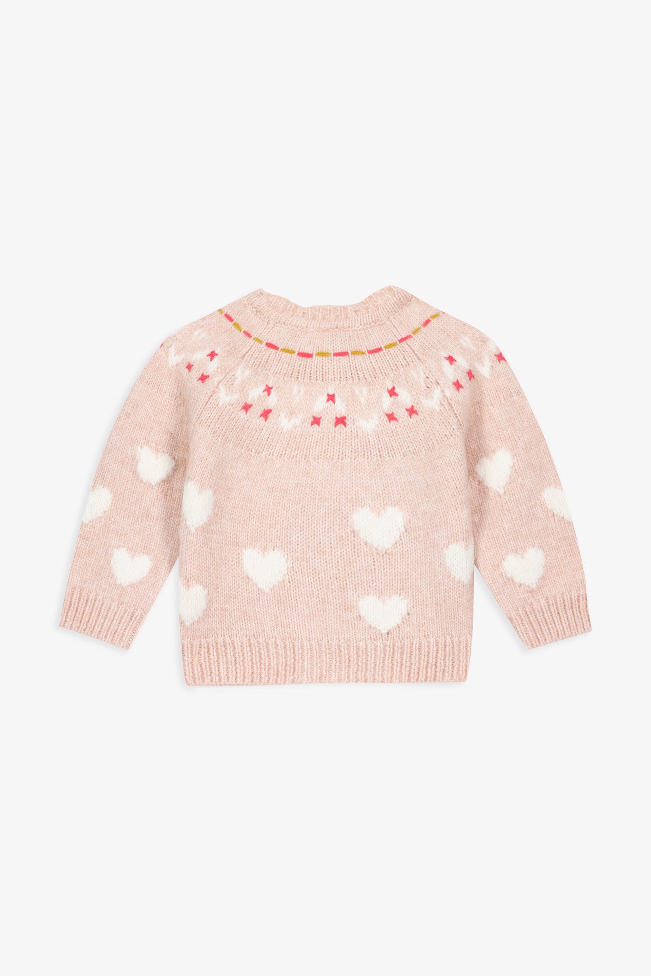 Gilet - Pastel Rose Jacquard