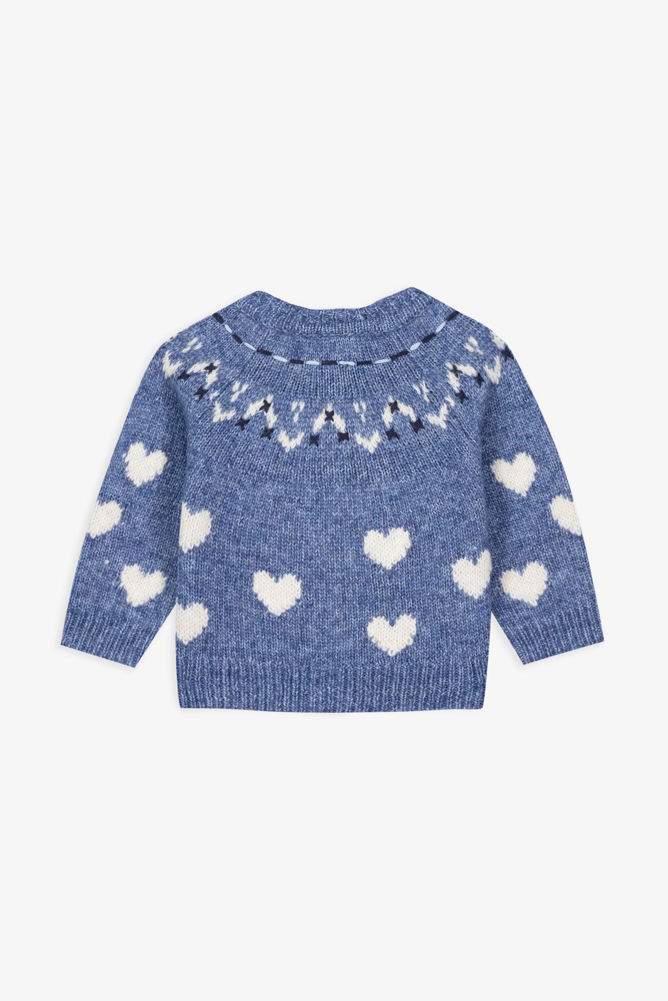 Gilet - Pastel Blue Jacquard