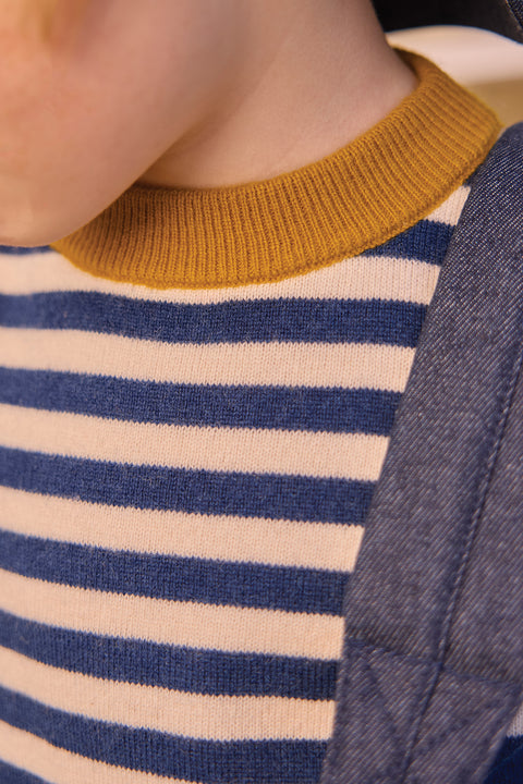 Pull - Pepito Blue Coton Cachemire - Image principale