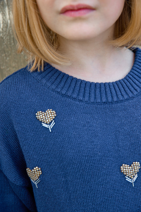 Pull - Lovely Blue Coton - Image principale
