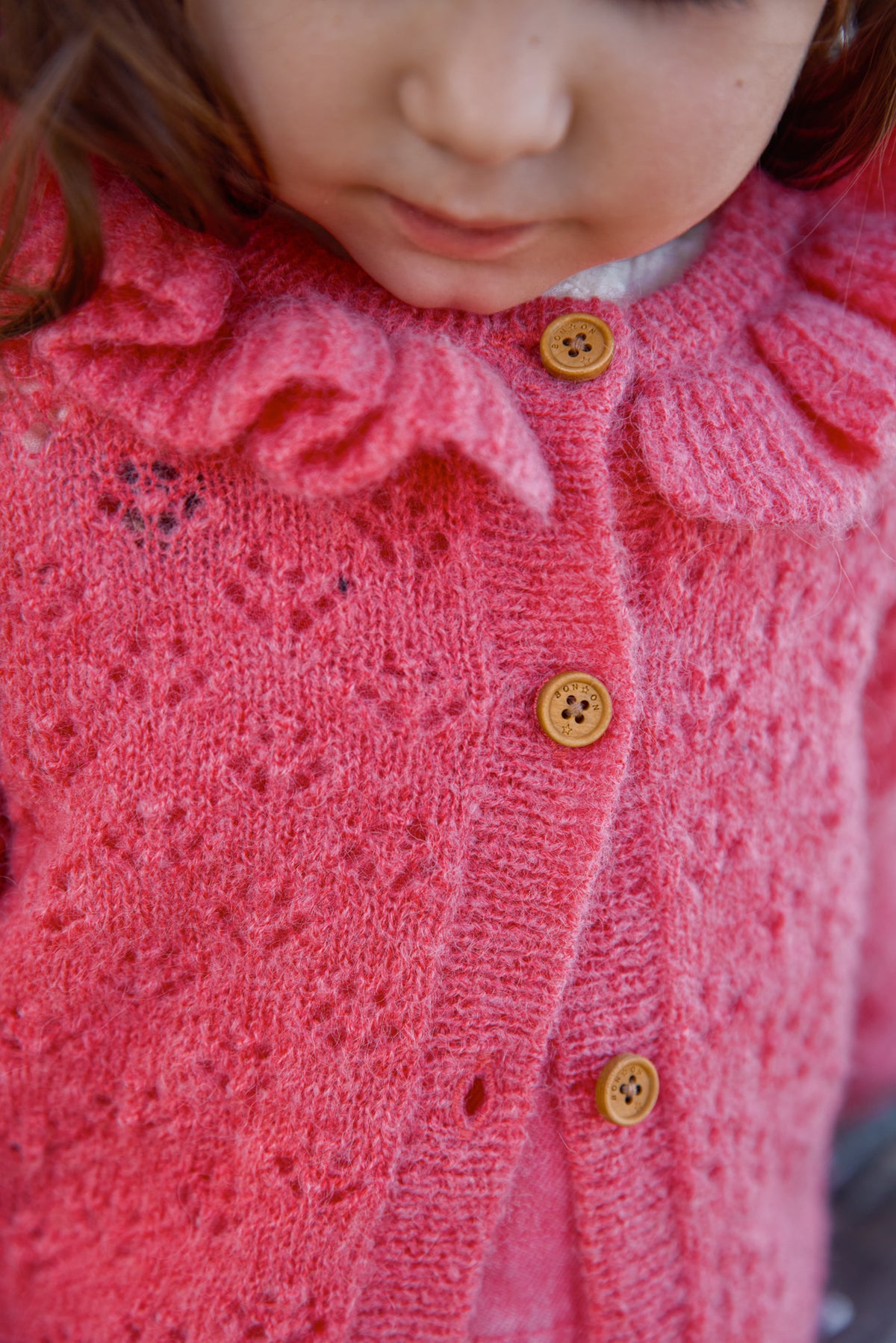 Cardigan - Corolla Pink Wool