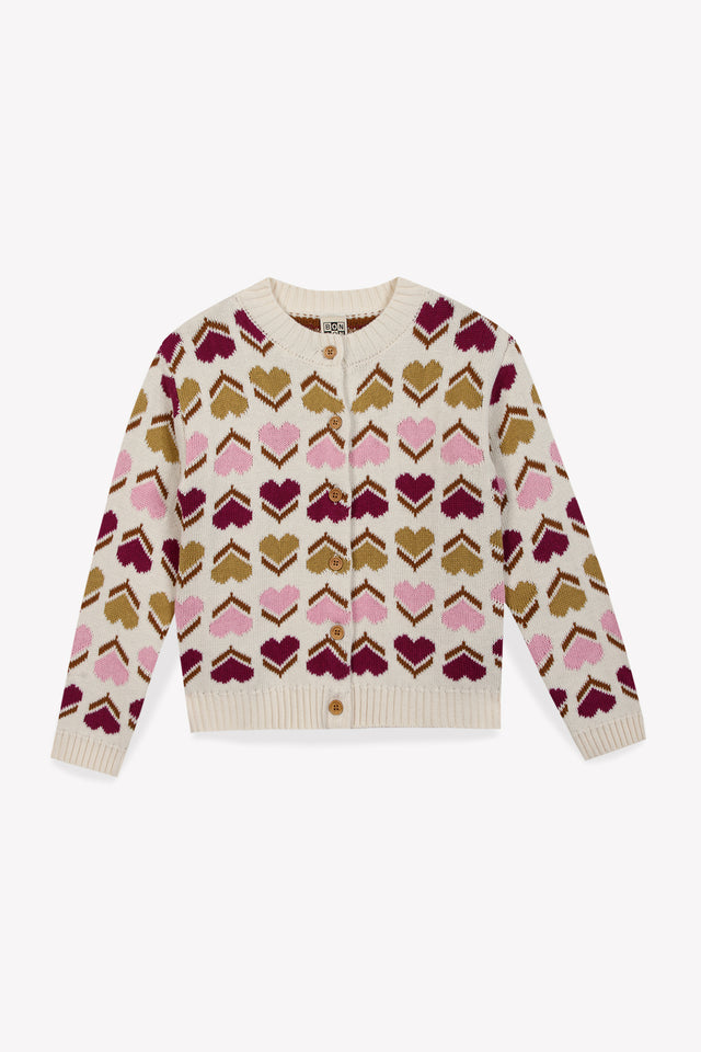 Cardigan - Maligne Milk Jacquard - Image principale