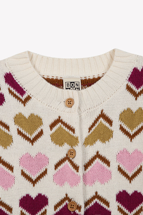Cardigan - Maligne Milk Jacquard - Image principale