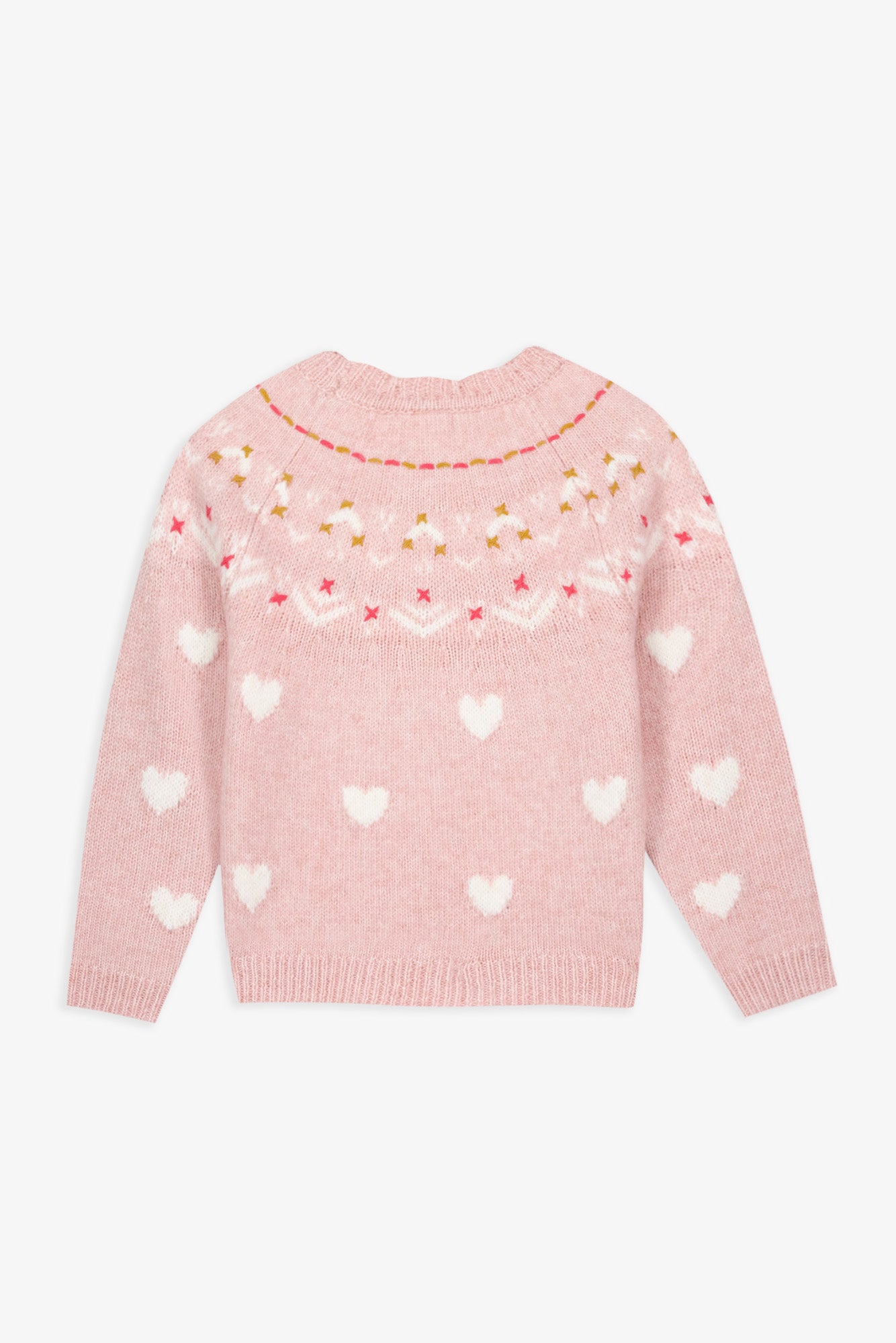 Pull - Pastel Rose Elizabeth Jacquard