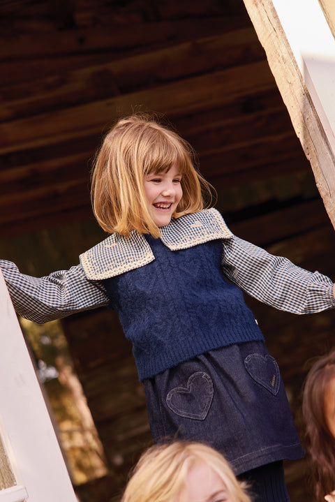 Pull Sans Manches - Lucia Sailor Blue - Image principale