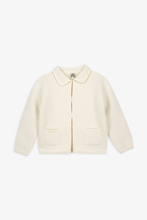 Cardigan - Pearl Milk Alpaga - Image principale