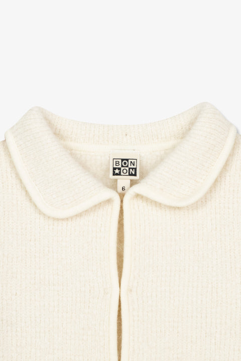 Cardigan - Pearl Milk Alpaga - Image principale