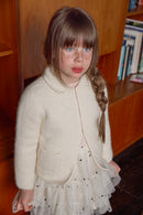 Cardigan - Pearl Milk Alpaga