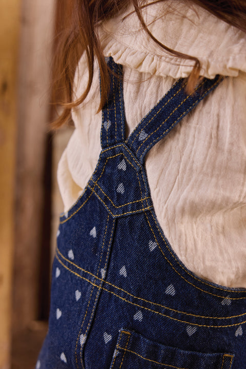 Dungaree - Cotton Heart Denim Puzzle - Image principale