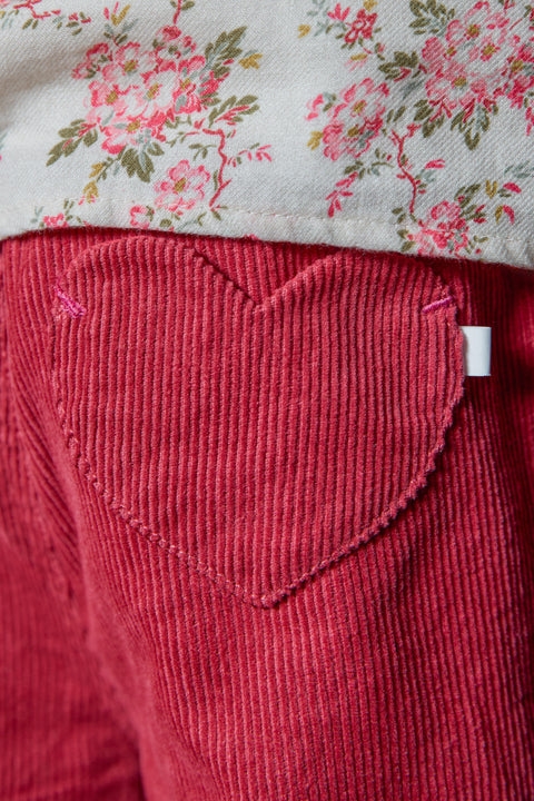 Pantalon - Pampa Rose Velours - Image principale