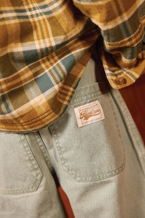 Jeans - Pollen Khaki Cotton - Image principale