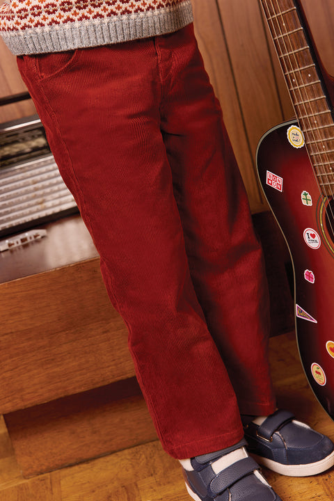 Trousers - Play Chestnut Velvet - Image principale