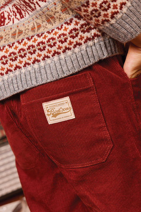 Trousers - Play Chestnut Velvet - Image principale