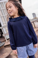 T-shirt - Piris Sailor Blue Cotton