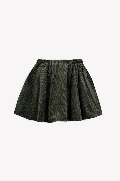 Jupe - Patine Kaki Velours - Image principale