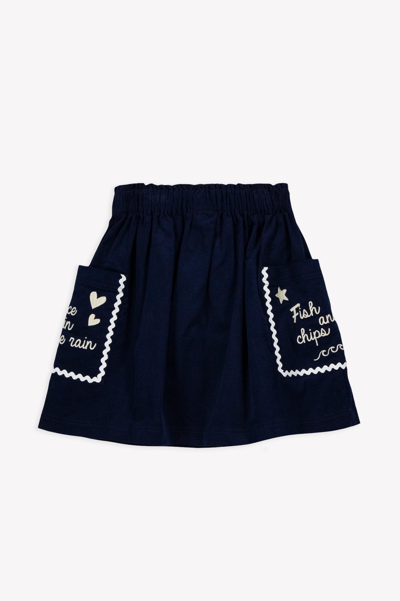Jupe - Ruche Sailor Blue Coton