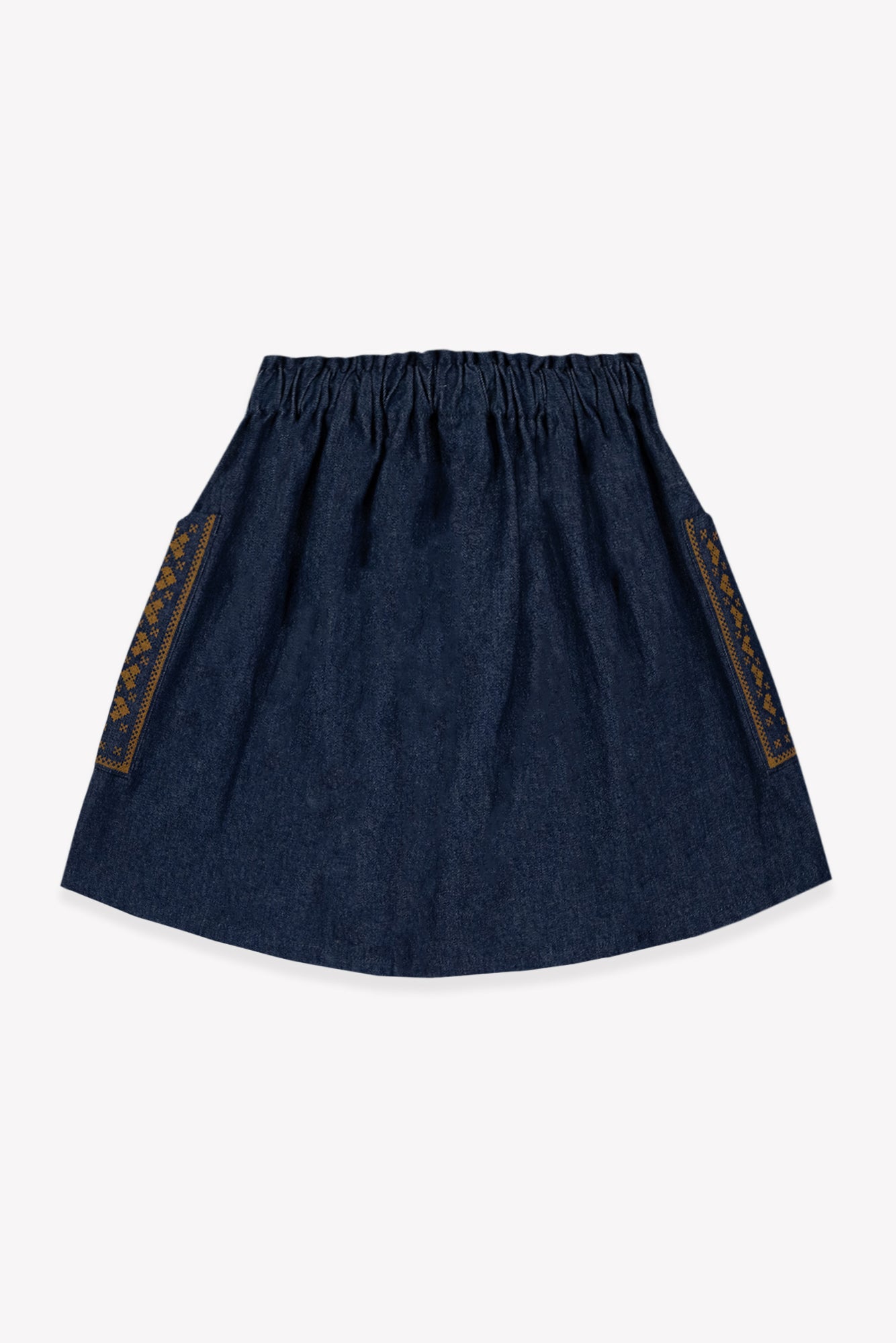 Jupe - Ruche Chambray Coton