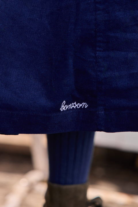 Jupe - Papaye Sailor Blue Velours - Image principale