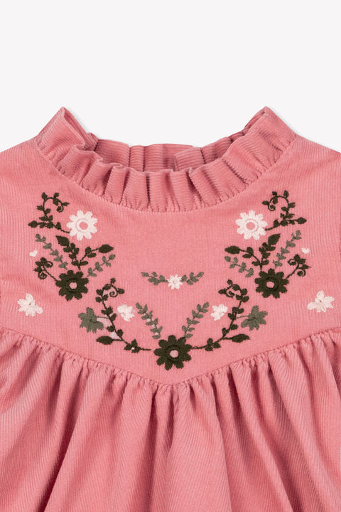 Dress - Pauline Pink Baby Cotton - Image principale