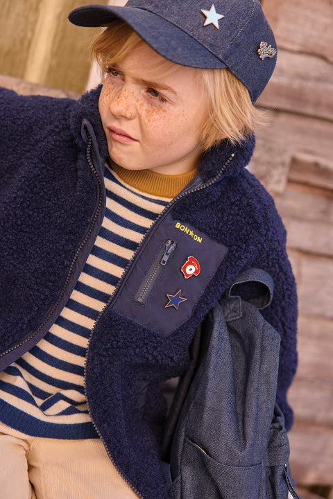 Veste - Pao Sailor Blue Sherpa - Image principale