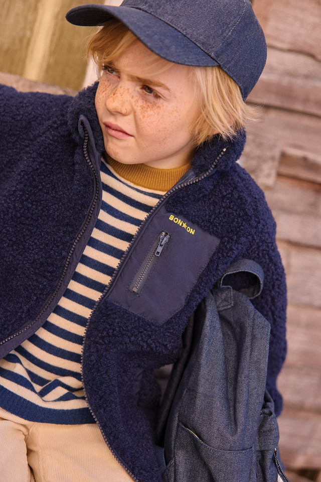 Veste - Pao Sailor Blue Sherpa - Image principale