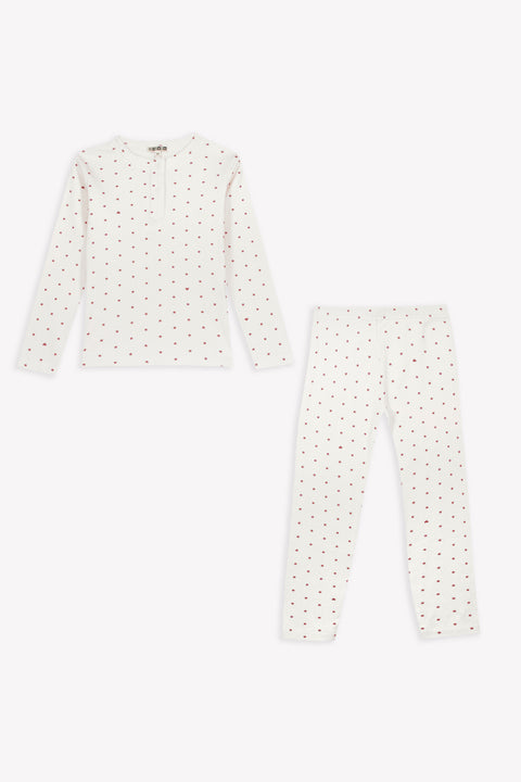 Pyjama - Polochon Star Print Rose Coton - Image principale