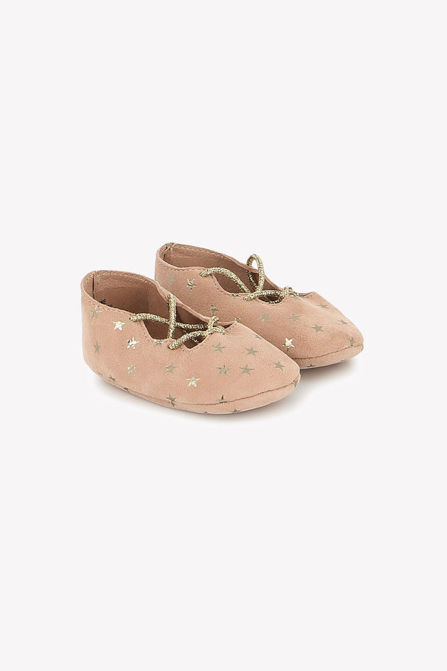 Chaussons - Sardane Rose Baby Cuir - Image principale