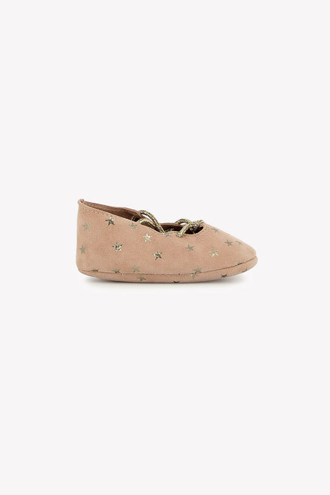 Chaussons - Sardane Rose Baby Cuir - Image principale