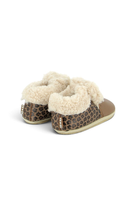Pantoffels - Doudou gevoerd luipaardmotief - Image principale