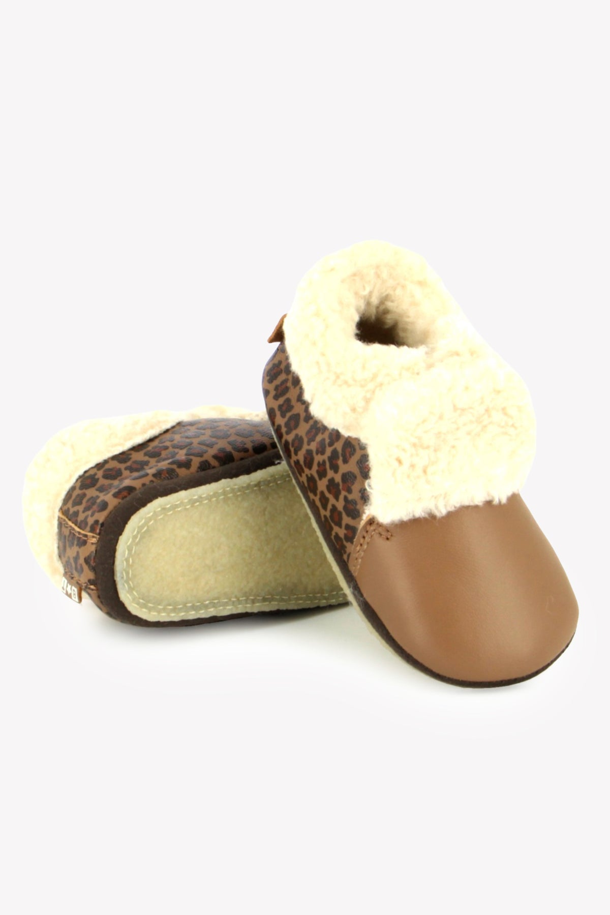 Chaussons - Doudou Fourré Léopard