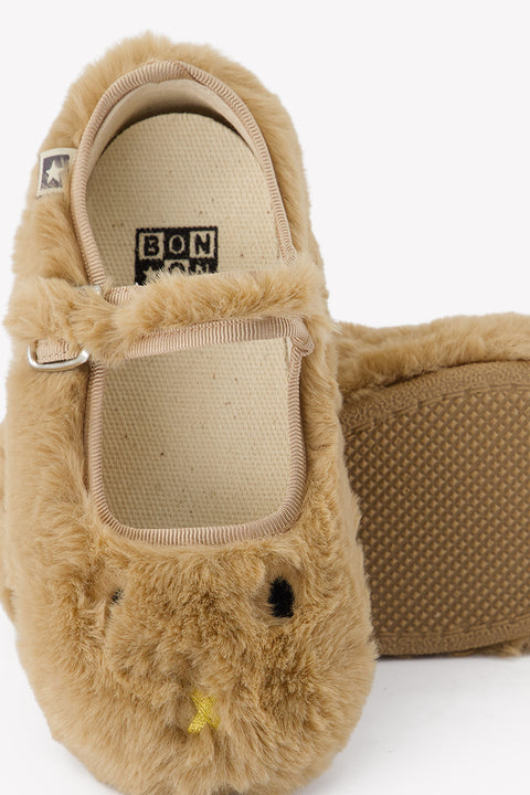Chaussons - Mia Beige Corgi - Image principale