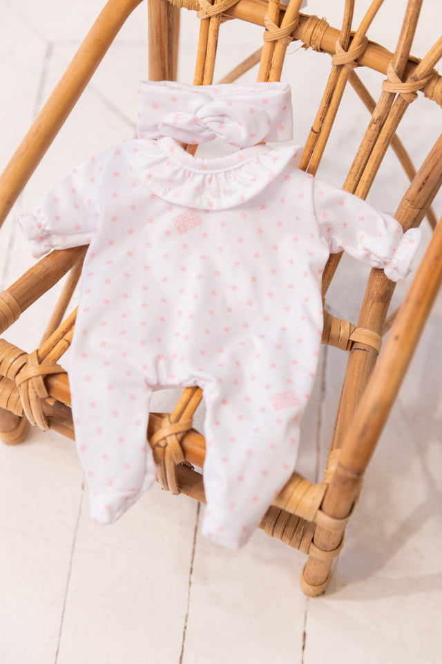 Accessory Baby doll - Outfit Camille star Pink Bonton + Minikane - Image principale