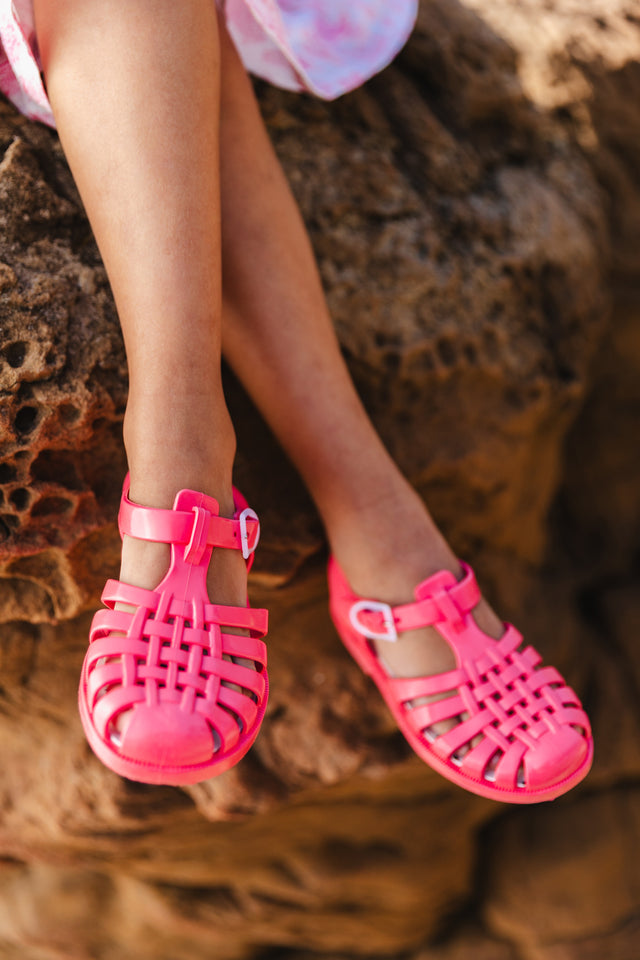 Sandals - PVC pink jellyfish - Image principale