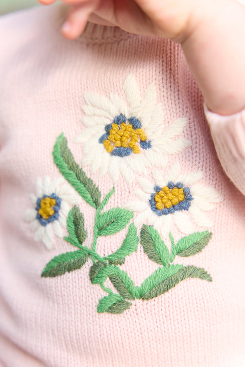 Combinaison - Mil rose clair illustration fleur - Image principale