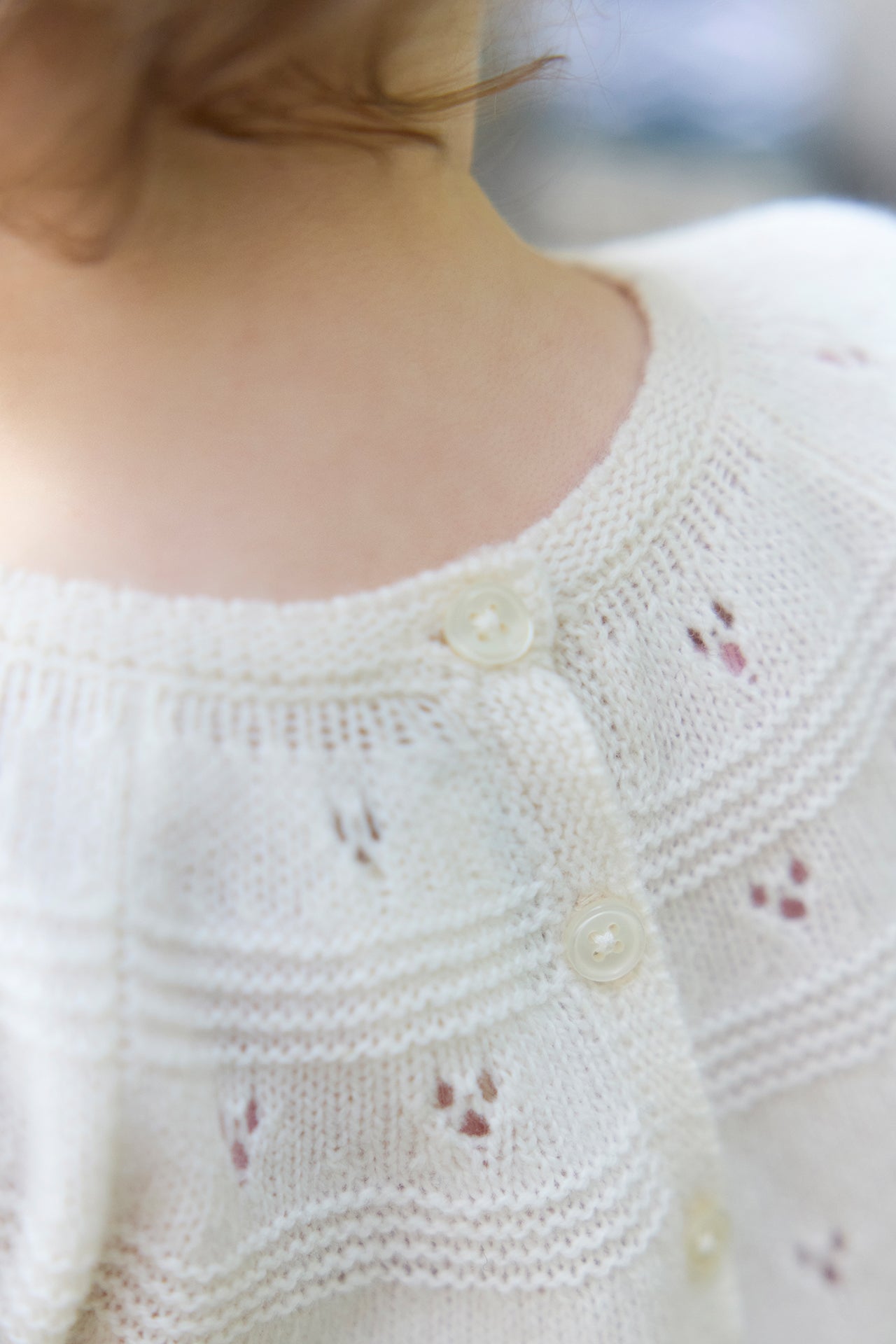Combinaison - bébé détail ajouré laine et coton