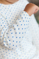 Ensemble - pyjama 2 pièces bleu Bébé en coton imprimé étoiles