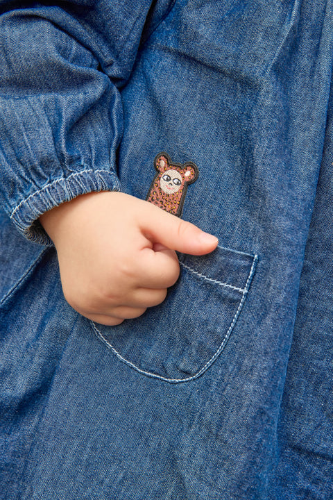 Robe - Mada Denim Bonton x Lili Scratchy - Image principale