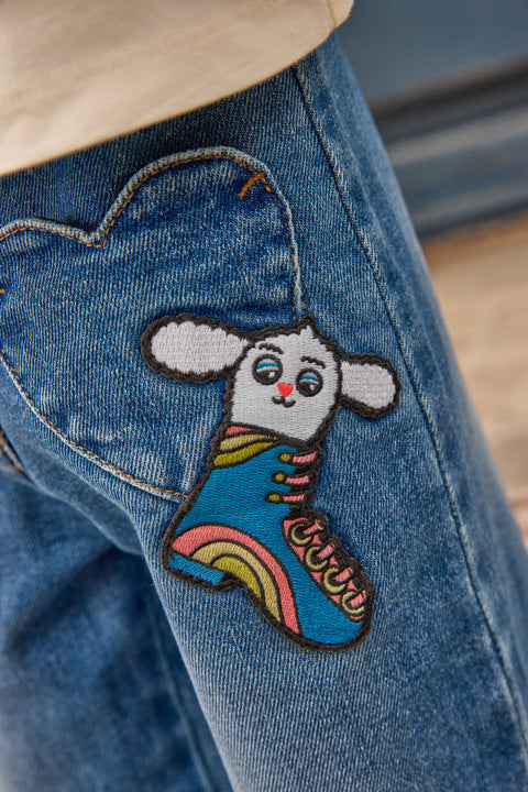Jeans - Pakito Blue Bonton x Lili Scratchy - Image principale