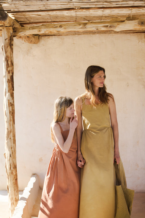 Dress - Mimosa Woman Chataigner Bonton X Milk - Image principale