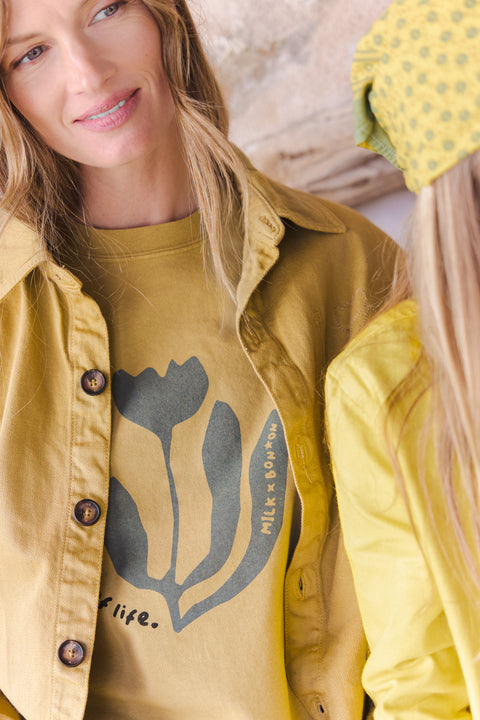 T-shirt - Capucine Women Chataigner Bonton x MilK - Image principale